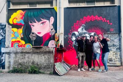 Artistic walk in Nice