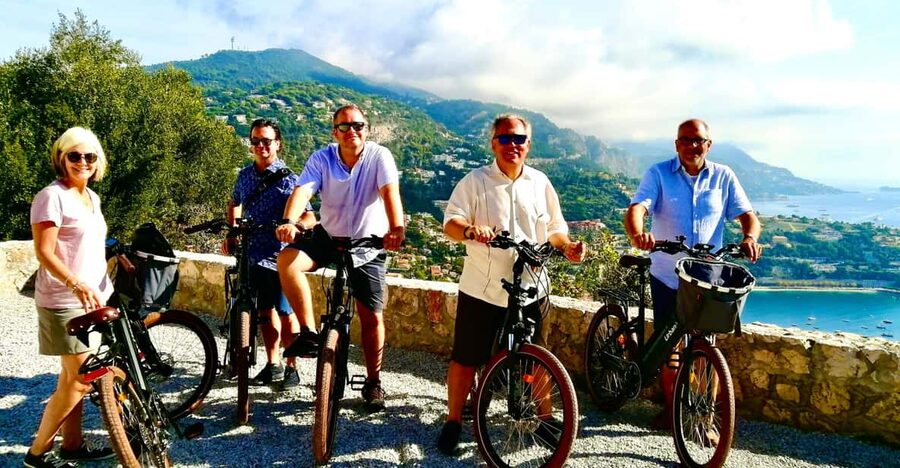Ebike seaside by Nice: Fantastic Villefranche's Bay & Hill - Riding back to Nice, and planning your swim time
