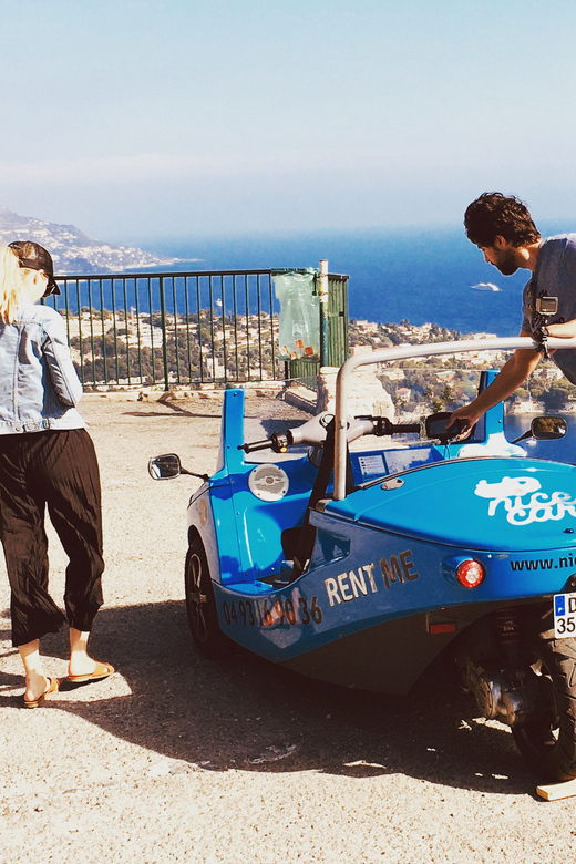 French Riviera Guided Tour by Exclusive Open Top Car - The route: from Nice out to Mont Alban and cliffside viewpoints