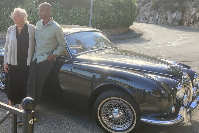 French Riviera Vintage Jaguar MK2 Tour with Scenic Stops - Beaulieu-sur-Mer Refreshment Break With Belle Époque Style