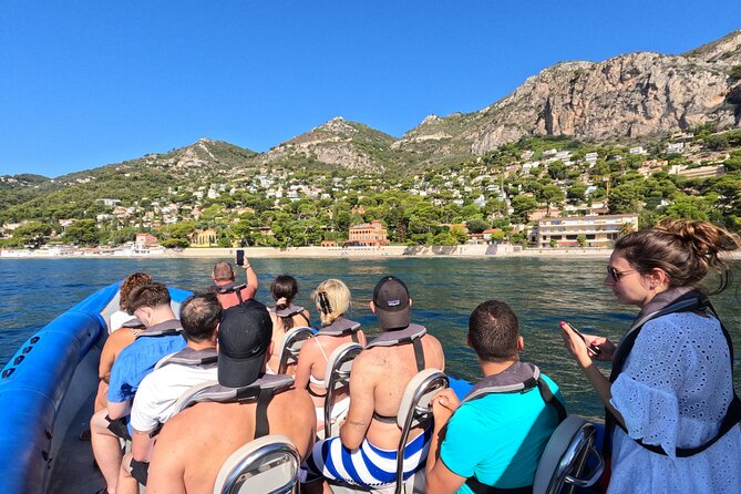 Half Day Guided Boat tour to Mala caves with stop in Villefranche - The Guides and On-Board Energy (JB, Leo, Paul, Jimmy)