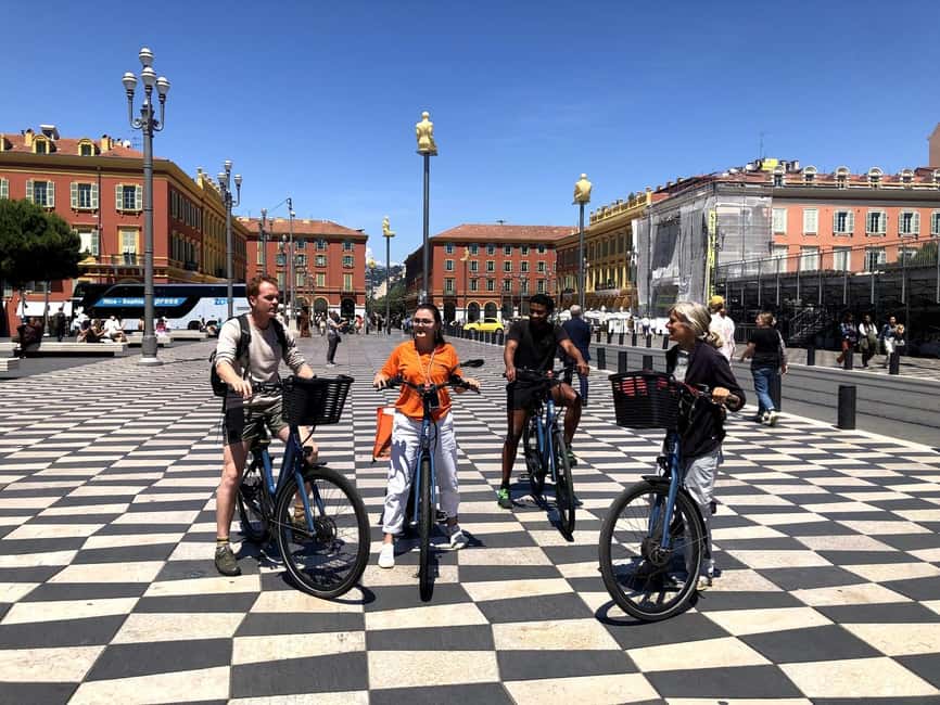 Nice and its panoramics surroundings on e-bike - Old Port of Nice, with crystal-clear water in your line of sight