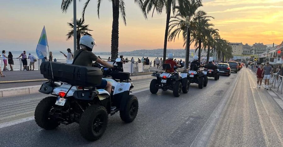 NICE BY ELECTRIC QUAD:panoramic tour from Nice - Cimiez to Place Massena, Classic Nice With Wheels