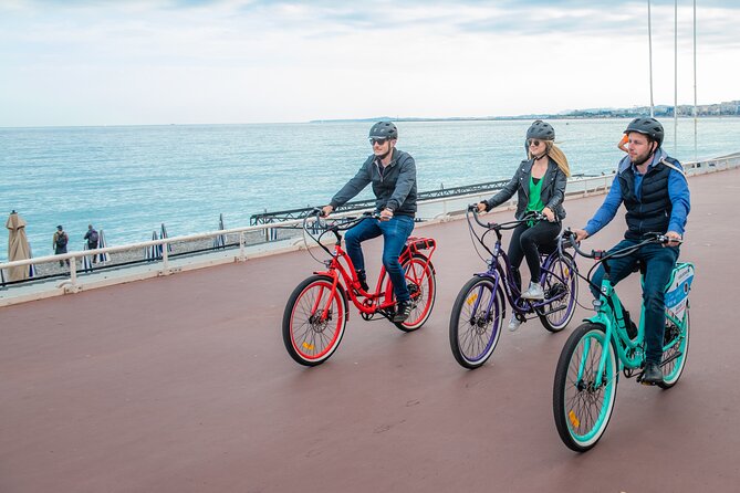 Nice City Best Highlights E-bike Tour - Castle Hill at e-bike speed: 19 hectares, a waterfall, and wide views