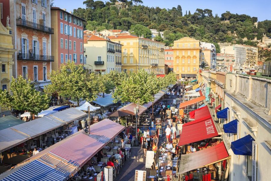 Nice: Guided Food & Wine Walking Tour with Full Meal - Attimi and Place Massena, your easy start in Nice
