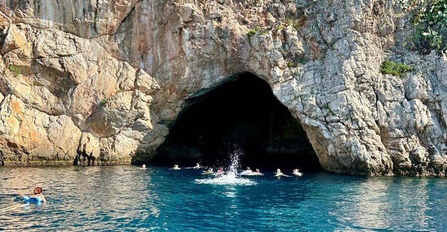 Nice: Mala Caves, Villefranche & Snorkeling Boat Tour - Port Lympia start and the pace on a semi-rigid boat