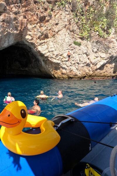 Mala Caves, Villefranche & Snorkeling Boat Tour