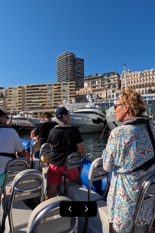 Nice: Monaco & Mala Caves Boat Trip with Snorkeling - Port Hercules and Monaco from the waterline