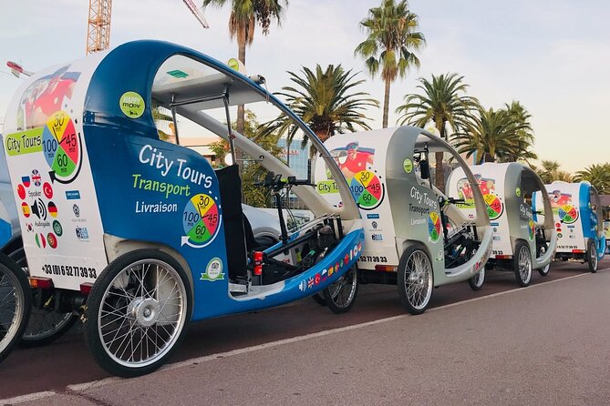 Nice: private guided Tour by electric taxi bike - Choosing Between the French Riviera, Grand, and Prestige Routes