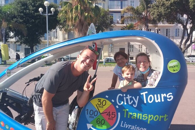 Nice: private guided Tour by electric taxi bike - Grand Tour: Place Garibaldi to the Port, Then Coulée Verte