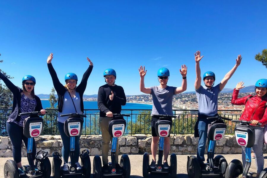 Nice: Private Segway Tour - Cours Saleya and the flower market area: Old Town color without the chaos