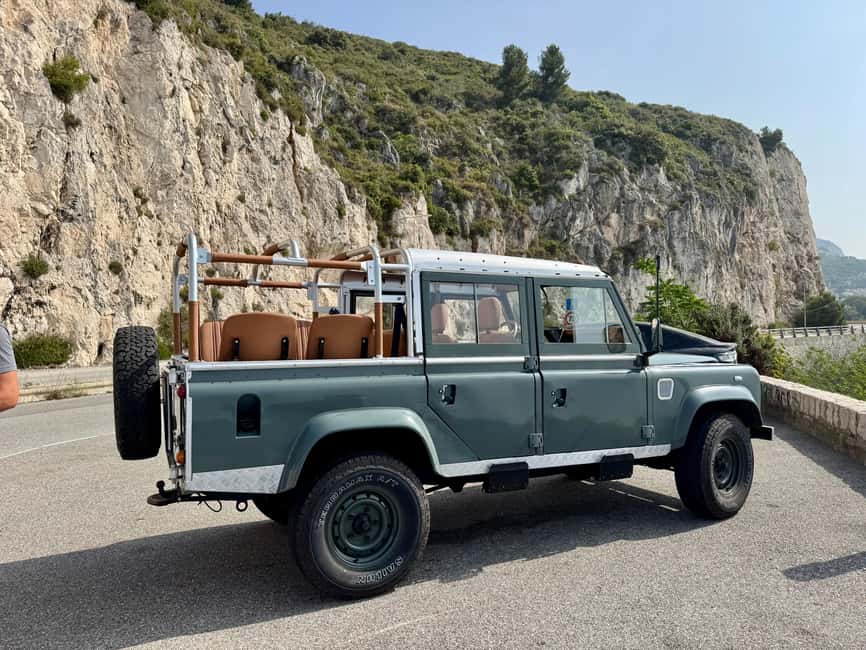 Nice: Ride the Riviera in a Defender with discovering Eze - Key things that make this Defender to Èze day work