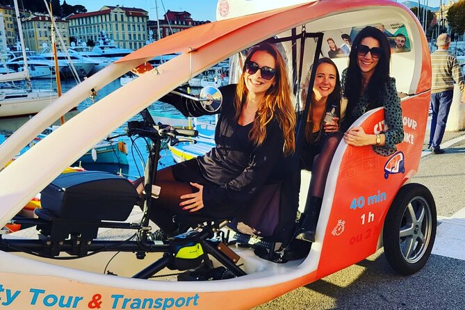 Nice: Visit of Nice by electrically assisted bike taxi 1 hour. - Entering Nice by electric bicycle taxi: why this style fits the city