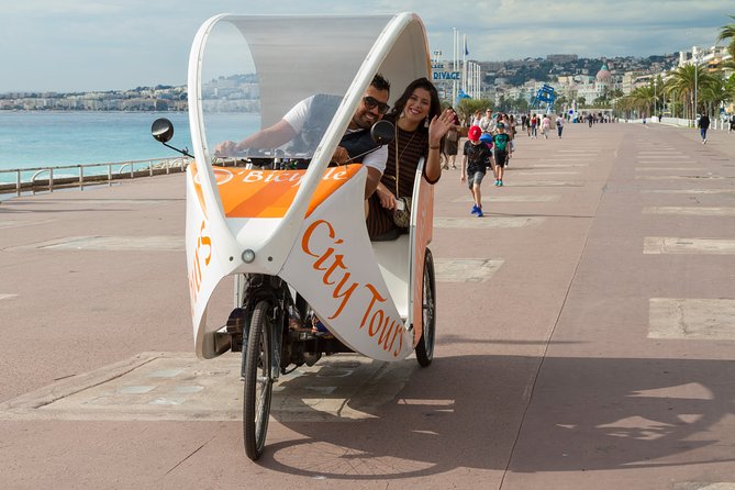 Nice: Visit of Nice by electrically assisted bike taxi 1 hour. - Opera de Nice, Palais de Justice, and Place Rossetti: architecture with context