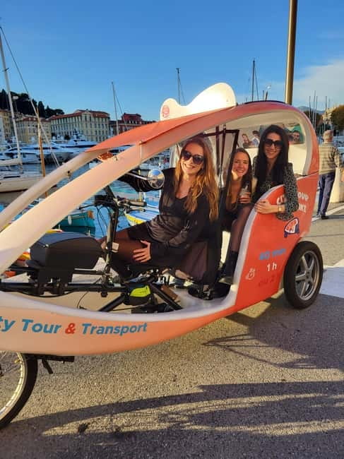 Nice : visite guidée 1h30 en TukTuk avec guide Nicois. - Why a TukTuk-Style Electric Bike Taxi Works in Nice