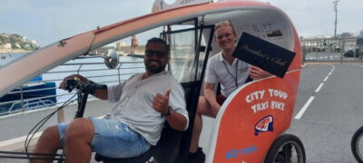 visite guidée 1h30 en TukTuk avec guide Nicois.