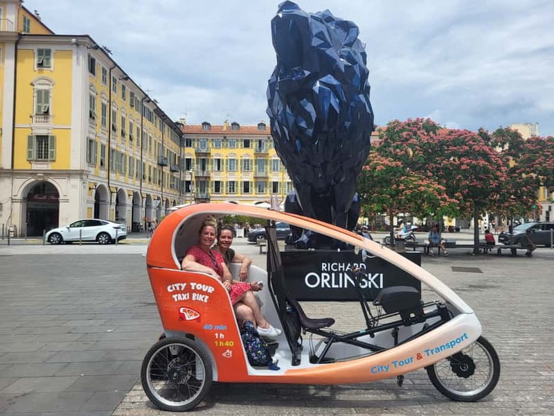 Nice : visite guidée 1h30 en TukTuk avec guide Nicois. - Castle Hill Without the Fatigue: Views You Can Actually Enjoy