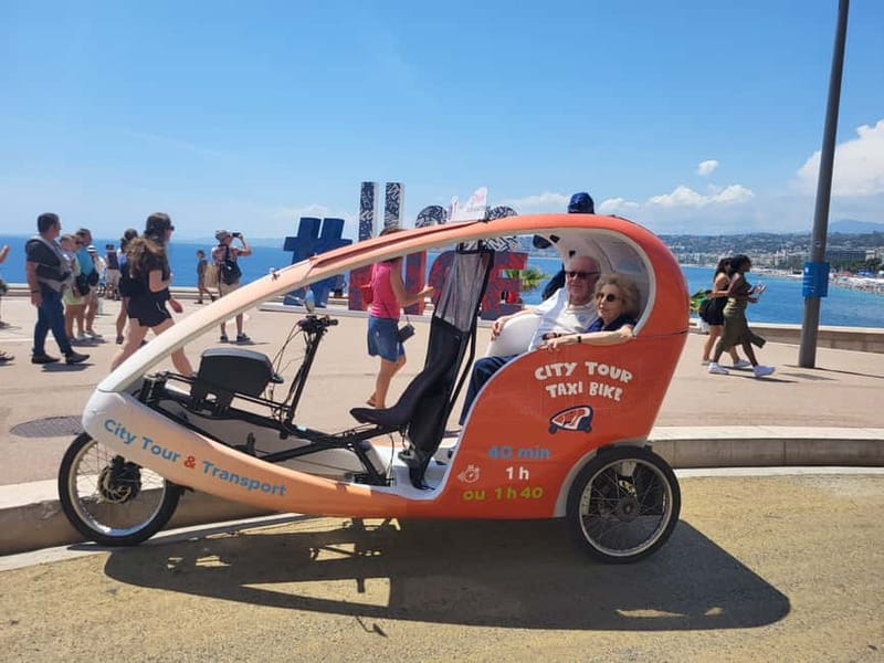 Nice : visite guidée 1h30 en TukTuk avec guide Nicois. - Guide Nicois, Live Commentary, and the Multilingual Audio Safety Net
