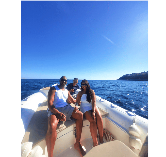 Nice: Visite privé en Bike & Boat 3h Villefranche-Cap ferrat - Place Masséna to Place Rossetti: how the land loop keeps moving