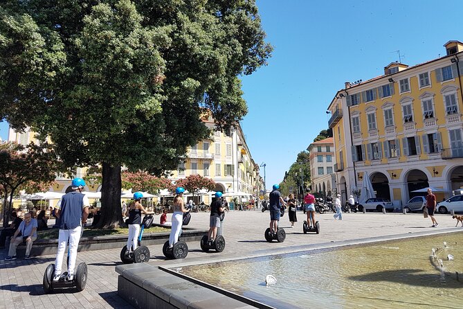 Sightseeing tour of Nice : 3 hours Nice Segway XXL circuit - Castle Hill garden finish: the Baie des Anges view from the waterfall