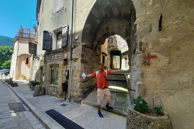 Tour with the Mountain Train, Trek to Mystic Forest and Castle - Annot and its “mystic forest” feel: caves, forest paths, and big outlooks